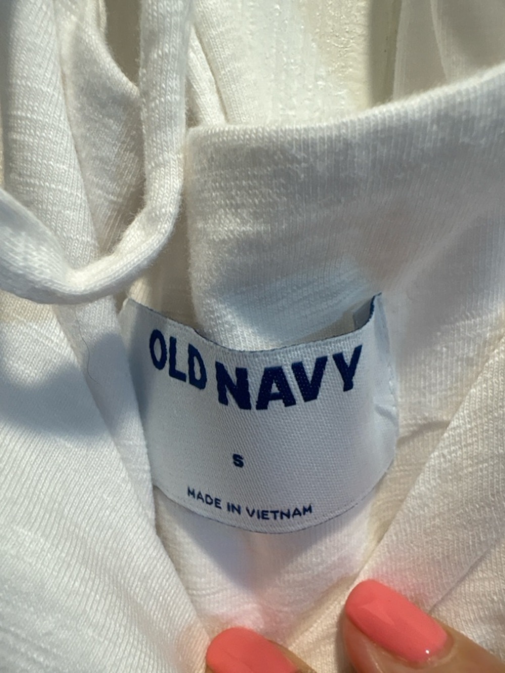 Old Navy White Tiered Spaghetti Strap Midi Dress S Boho Cottagecore Summer - Picture 3 of 4